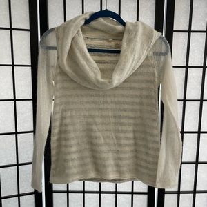 NWT Anthropologie Moth ivory lacy sweater